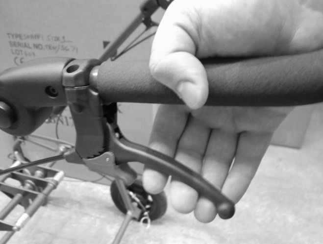 Push Handle Mounted Attendant Brakes